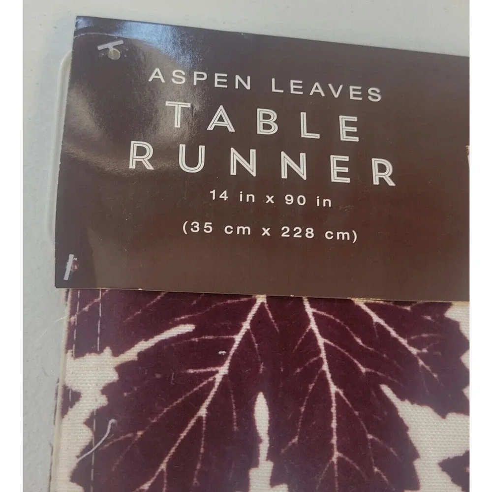 Aspen Leaves Table Runner 90